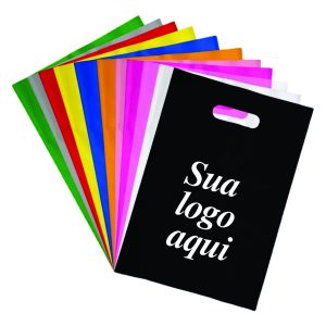 Sacola personalizada modelo boca vazada