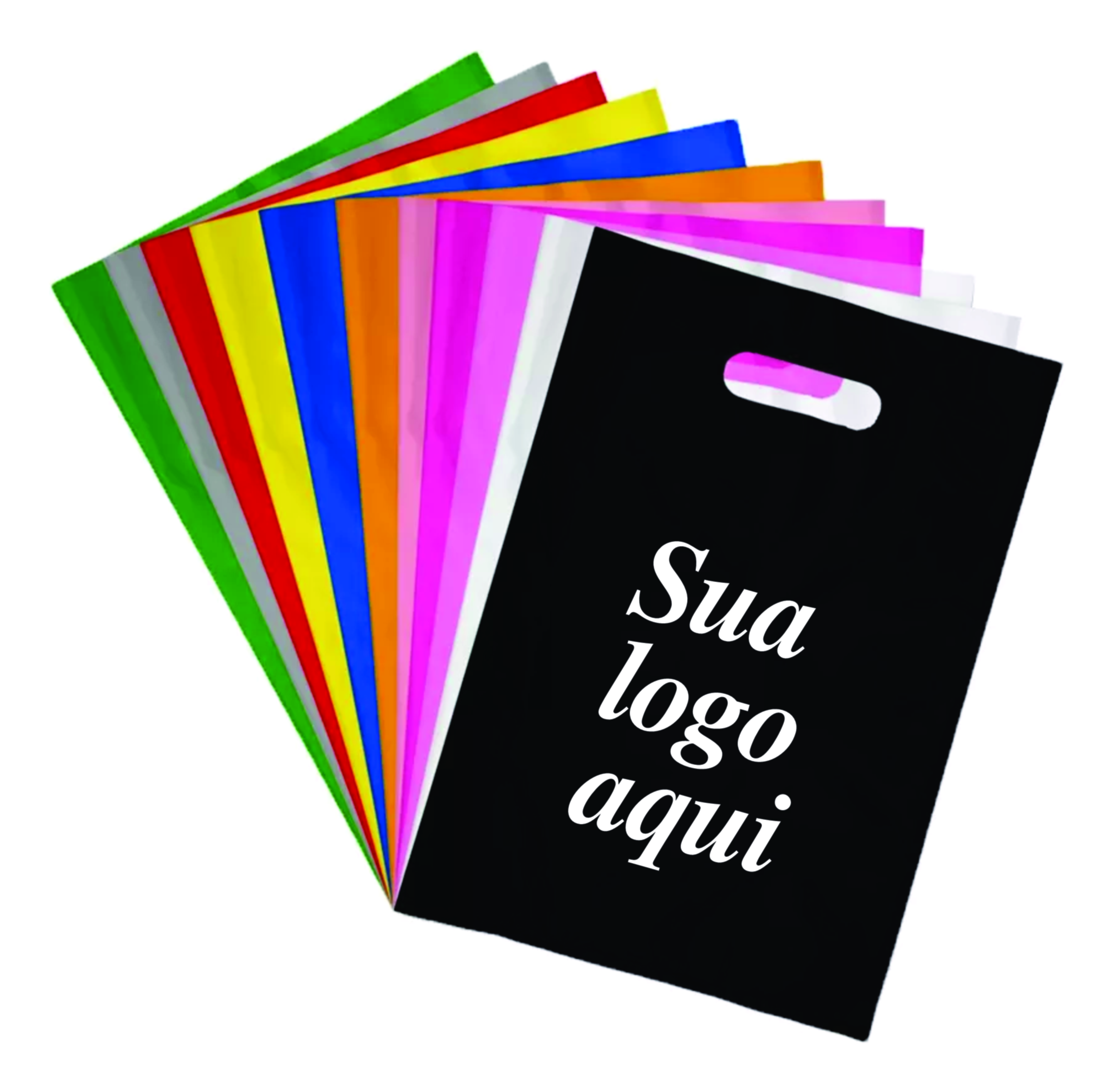 Sacola personalizada modelo boca vazada