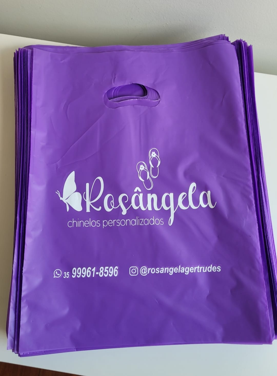 Sacola personalizada modelo boca vazada - Imagem 7