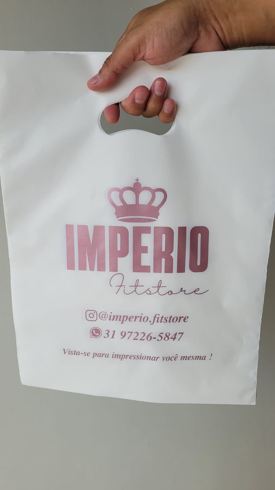 Sacola personalizada modelo boca vazada - Imagem 3